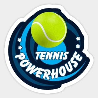 Tennis Powerhouse high school, college or pro sports activite Sticker